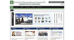 Desktop Screenshot of centralderepresentaciones.com